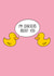 I'm Quackers about you - Valentines / Anniversary Card for significant other created by Storm Creations