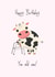 Cute Old Cow Birthday Card created by Crafty Pig Studio