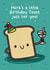 Cute little birthday toast card for a friend created by The Playful Indian
