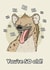 Laughing Hyena Card created by Sam Birch