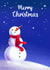 Merry Christmas Snowman created by Sophie Kent Illustration