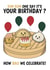 Funny Happy Birthday Card - Asian Food Pun, Dim Sum And Bao Joke created by @Cupsie's Creations
