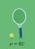 You Are Ace Tennis Card created by Sophie Kent Illustration