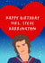 Funny Steve Harrington Birthday Card for Her created by The Cake Thief