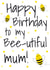 Bee-utiful mum birthday card created by AKCreativeFinds