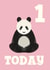 1 TODAY! Cute Panda Card created by Cloud Cuckoo Design