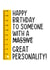 Great Personality Ruler Birthday Card created by AsSeenOnTV