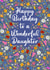 Happy Birthday Daughter- wildflower design created by Jen James
