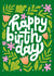 Pretty Floral Happy Birthday created by by Rachel Manzano
