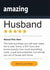 Funny Amazing Husband Amazon style Birthday or Anniversary Card created by Rosewood Design