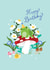 Cute Frog Birthday Card created by Hux Loves Honey