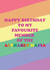 Alphabet Mafia Birthday Card created by Yours and Yours Ltd
