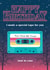 Stranger Things Birthday Cassette Tape created by Design By Day
