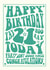 Vintage Style 21st Birthday card created by Cloud Cuckoo Design
