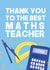 Maths teacher thank you card created by WillyBee