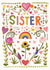 Pretty Sister Card created by Love Lucy Illustration