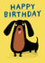 Happy Birthday Dachshund created by Lisa Greener