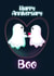 Happy Anniversary Boo, Heart Ghost Card created by JayCee Designs