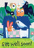 Get Well Soon - Bunny and Bird Friends created by Mel Draws