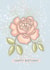 Rose Birthday Card created by Niki Jackson Art