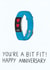 YOU'RE A BIT FIT! HAPPY ANNIVERSARY CARD created by Ow Cards