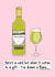 Funny Wine Birthday Card created by Of Life & Lemons Ltd.