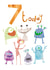 7 TODAY - BOYS 7TH BIRTHDAY CARD created by Anya Higginson