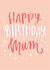 Sparkly birthday card for mum created by Shei Anapi
