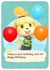 Isabelle Happy Birthday Animal Crossing ACNH 1001 created by Dut