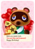 Tom Nook Romantic Happy Birthday Animal Crossing ACNH created by Dut