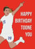 Footballer Ella Toone themed birthday card created by Quinton cards