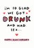 Cheeky Drunken Sex Typography Anniversary Card - I'm So Glad We Got Drunk And Had Sex...Happy Anniversary created by Arrow Gift Co