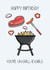 BBQ Birthday Card created by Creaternet