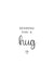 Sending You A Hug Card created by Kalm Lettering