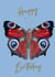 Peacock Butterfly Birthday card created by Magenta Rose Designs