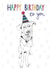 Dog Happy Birthday Card created by Bramble Designs