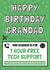 Funny Grandad Tech Support Birthday Card created by AbiGoLucky