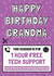 Funny Grandma Tech Support Birthday Card created by AbiGoLucky