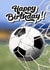 Happy Birthday Football Card created by Evie Garnett Designs