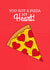 Pizza My Heart Love Card created by Tiny Bee Cards