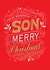 Christmas Card - For Son - Merry Christmas created by Dalia Clark Design