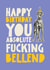 Rude Birthday Card - Absolute Fucking Bellend created by Wottahoot Rude Cards