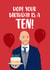 Funny Erik Ten Hag Birthday Card created by The Cake Thief