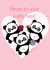 Panda to your every need  loving Mothers/Fathers Day Card created by Swoopsy 