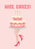 Nice Cakes Birthday Card created by James  Steer