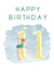 11th Birthday gymnastics Card created by Candice Alvarez