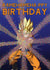 Dragonball SSJ Goku Birthday Card created by Italiceize Designs