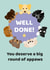 Well Done! Dogs card created by Rulu