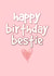 Happy Birthday bestie Card - Friend - Gorgeous - Babe - Birthday Girl created by @EmilySwallow