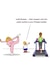 Funny Birthday Card for Mum, Wife or Female Friend - Gym Exercise created by Swizzoo
